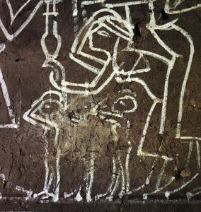 Nekropole der Handwerker, Detail eines Grabes der 19. Dynastie