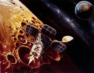 Bemannte Raumfahrt, USA, Apollo, Allgemeine Zeichnung des Mondorbiters