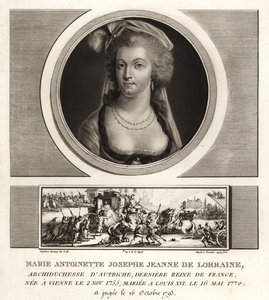 Marie Antoinette, letzte Königin von Frankreich von Unbekannt
