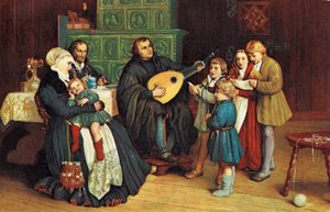 Martin Luther mit seiner