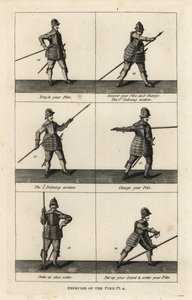 Militärische Übungen mit der Pike von Unbekannt