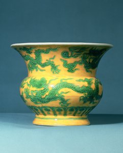 Ming grün und gelb leys jar Chand Te Periode (1506-21) von Unbekannt