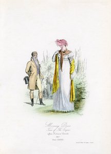 Morgenkleid zur Zeit des Empire