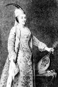 Mutter des französischen Dichters André Chénier, die 1767 einen literarischen Salon eröffnete Neg C5640PL