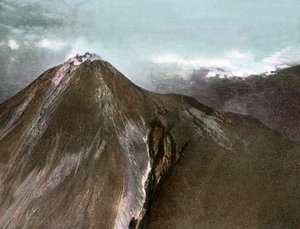 Vulkan Merapi auf der Insel Java