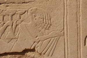 Mehrere Köpfe, Karnak, Luxor, Ägypten von Unbekannt