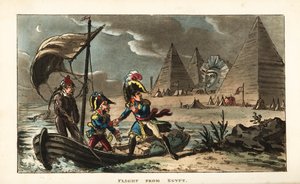 Napoleon Bonaparte verlässt die Revolutionsarmee in Ägypten
