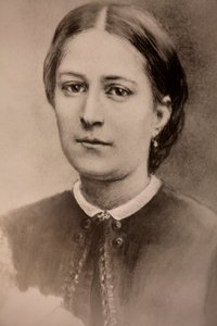Basilika Notre-Dame-des-Victoires; Kapelle von Louis und Zelie Martin; Porträt von Zelie Martin; Paris, Frankreich