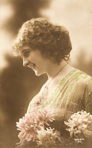 Alte Postkarte Frau Belle Epoque