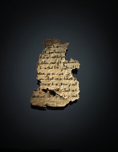 Seite aus einem unaufgezeichneten Koran-Palimpsest, kopiert auf einer früheren koptischen Bibel, wahrscheinlich Ägypten, ca. 8. Jahrhundert