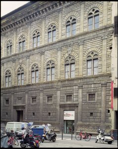 Palazzo Rucellai, Florenz, gebaut 1446-51