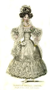 Pariser Brautkleid aus dem Jahr 1830