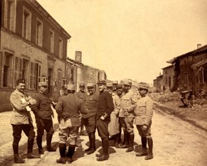 Fotografie aus einem persönlichen Album eines Infanterieleutnants während der ersten Monate des Ersten Weltkriegs