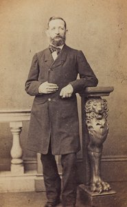 Porträt von Auguste Foucart, Direktor der Schule, zusammen mit seinem Bruder Henri Olympe von Unbekannter Künstler