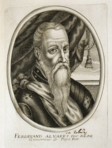 Porträt des Herzogs von Alba (1507-1582) (Gravur)