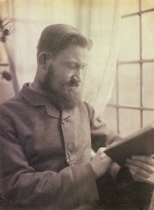 Porträt von George Bernard Shaw (1856-1950) als junger Mann von Unbekannt