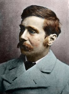 Porträt von H.G. Wells, ca. 1890-1895 von Alec Hunter