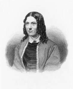 Porträt von Harriet Beecher Stowe (1811-1896) (Gravur) von Benjamin Baud