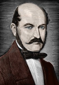 Porträt von Ignace Philippe Semmelweis, späte 19. Jahrhundert (Gravur) von Unbekannter Künstler