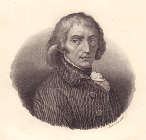 Porträt des italienischen Dichters Giuseppe Parini (1729-1799), Kupferstich von Piotti nach einer Zeichnung von Andrea Appiani von William M. Timlin