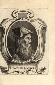 Porträt von Leonardo da Vinci, italienischer Renaissancekünstler