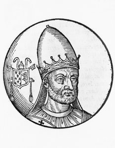 Porträt von Martin IV. (Simon de Brion, ca. 1210-1285)