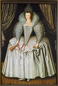 Porträt einer Dame, identifiziert als Elizabeth Howard