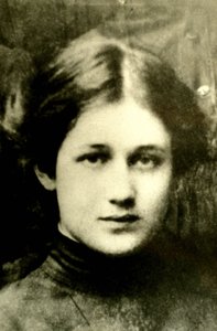 Porträt der russischen Dichterin Anna Achmatowa (1889-1966).