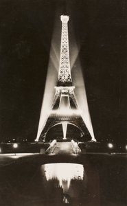 Postkarte/Eiffelturm/Paris/Seine/Île-de-France/Frankreich von William M. Timlin