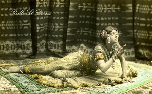 Postkarte mit Ruth Saint Denis