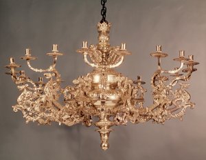 Queen Anne Kronleuchter, ca. 1704 von Unbekannt
