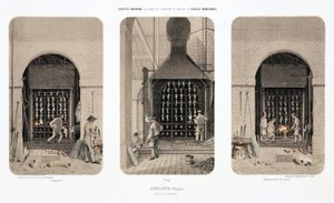 Rohstoffverarbeitung, Metallurgie Reduktionsöfen, Zinkwerke, Angleur, Belgien