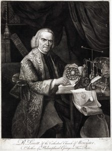 Richard Lovett, britischer Physiker, ca. 1750-1780 von Unbekannt