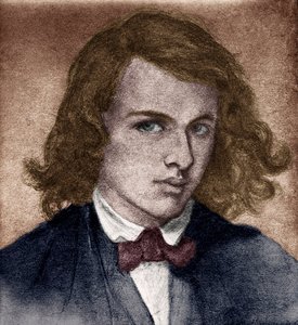 Rossetti, Dante Gabriel oder Gabriel Charles Dante Rossetti - Englischer Dichter, Maler und Übersetzer 1828-1882. Selbstporträt in jungen Jahren. von Unbekannter Künstler