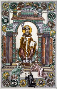 Heiliger Dunstan (Illustration) von Unbekannter Künstler