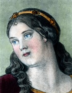 Heilige Elisabeth als Teenager von Unbekannter Künstler