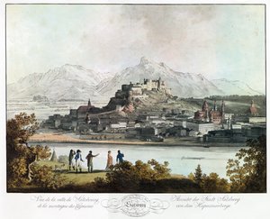 Salzburg Blick von den Kapuzinerbergen