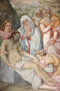 San Jeronimo Kirche. Jesus vom Kreuz gelegt Madrid Spanien von Unbekannt