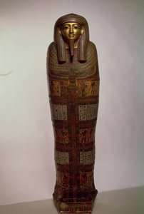 Sarkophag von Nehemes Mentou, Priester von Amon, ägyptisch von Unbekannt