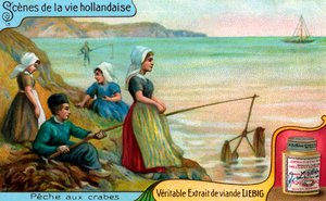 Szenen aus dem niederländischen Leben: Krabbenfischen