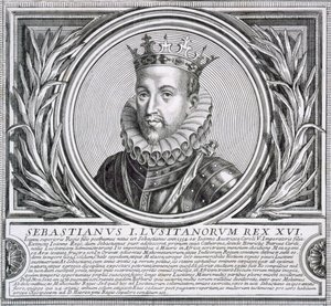 Sebastian von Portugal (Lithografie) von Unbekannt