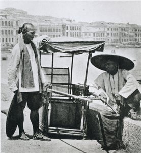 Sänfte in Hongkong