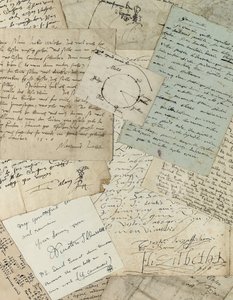 Auswahl von Autographenbriefen