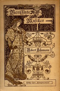 Noten von Robert Schumann (Gravur)