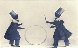 Silhouette von zwei Mitgliedern der Familie Brett
