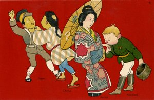Sino-Japanischer Krieg und russische Besetzung Koreas von Unbekannter Künstler