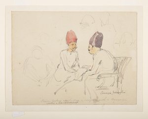 Skizze von Sir Cowasji Jehangir