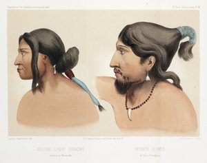 Südamerikanische Indianer, ca. 1843-1847