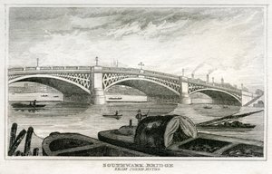 Southwark Bridge von Unbekannt