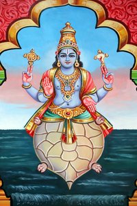 Sri Vadapathira Kaliamman Hindu-Tempel. Avatar von Vishnu. Kurma 2. Inkarnation. Singapur von Unbekannt